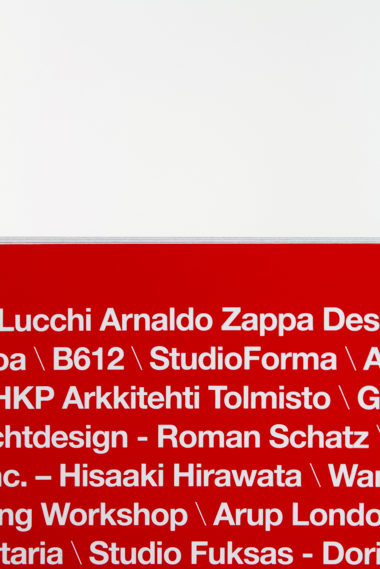 Retro cover iGuzzini Lighthinking, rivista aziendale iGuzzini
